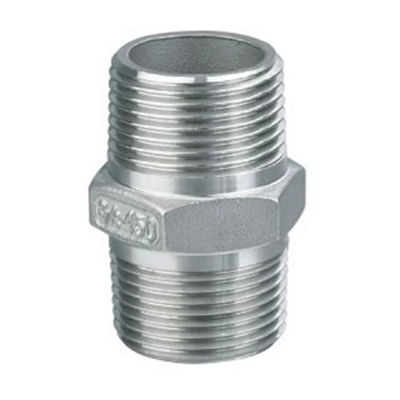 1/4''-4.0' Sanitaire en acier inoxydable mâle hexadecimal pour applications de coulée
