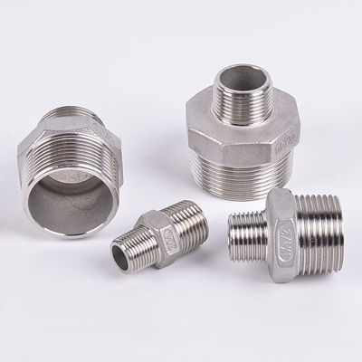 1/4''-4.0' Sanitaire en acier inoxydable mâle hexadecimal pour applications de coulée