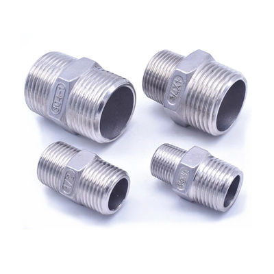 1/4''-4.0' Sanitaire en acier inoxydable mâle hexadecimal pour applications de coulée