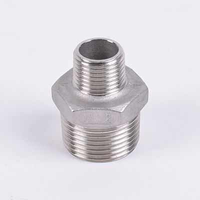 1/4''-4.0' Sanitaire en acier inoxydable mâle hexadecimal pour applications de coulée