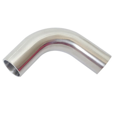 Acier inoxydable 304 316L à long rayon soudé à 90 degrés