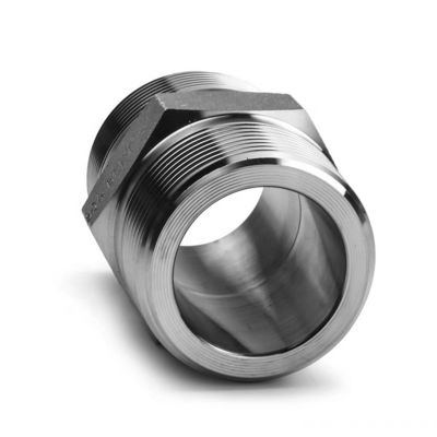 SS304 316 316L Tête hexagonale forgée à haute pression 300 bar fils mâles égaux/tête réductrice