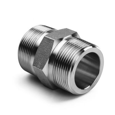 SS304 316 316L Tête hexagonale forgée à haute pression 300 bar fils mâles égaux/tête réductrice