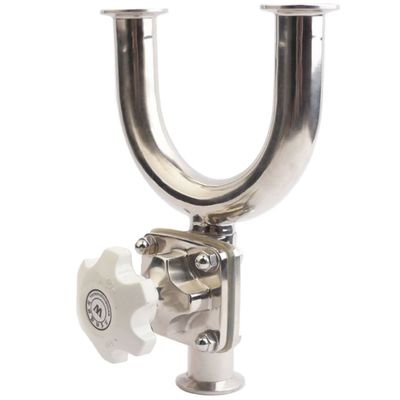 Valve de diaphragme en acier inoxydable hygiénique de type U avec matériau de carrosserie SS304/SS316L