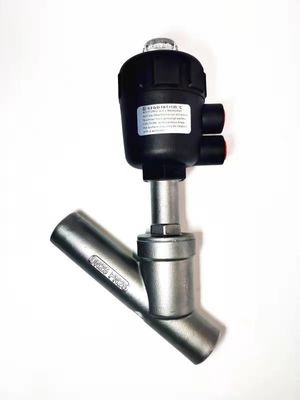 DN15-DN80 en acier inoxydable 304 fil de vapeur pneumatique type Y soupape de siège d'angle pour pharmacie de désinfection