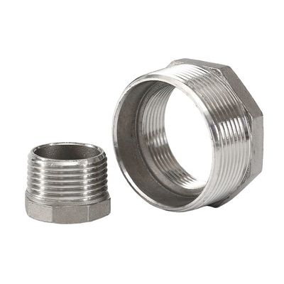 Acier inoxydable forgé 201 304 Pipe Fitting Hex Bushing Core Bushing Femme mâle joint de fil