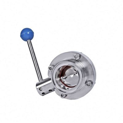 Ventilateur papillon en acier inoxydable sanitaire 304 316L pour les produits pharmaceutiques facile à installer