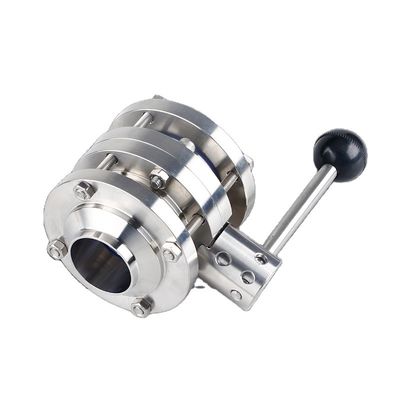 Ventilateurs hygiéniques soudés à trois pièces pour la vente au détail en SS304 / 316L