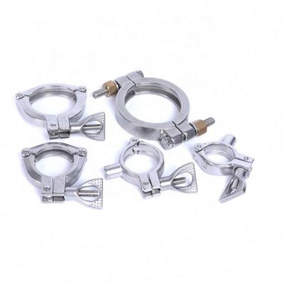 Clampes à broche unique en acier inoxydable de qualité alimentaire pour les sanitaires à pression maximale de 10 bar 145 PSI
