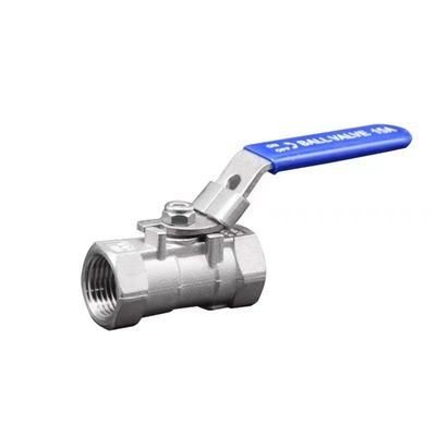WZSS201 304 316 1 PC soupape à bille manuelle en acier inoxydable avec verrouillage NPT BSP BSPT 1/4''-4.0