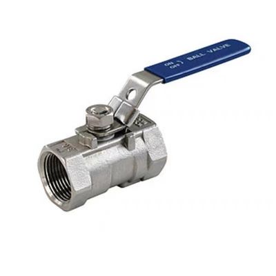 WZSS201 304 316 1 PC soupape à bille manuelle en acier inoxydable avec verrouillage NPT BSP BSPT 1/4''-4.0