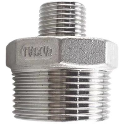 Pièces de tuyauterie en acier inoxydable pour tuyauterie filetée en 201 304 316 NPT BSPT DIN