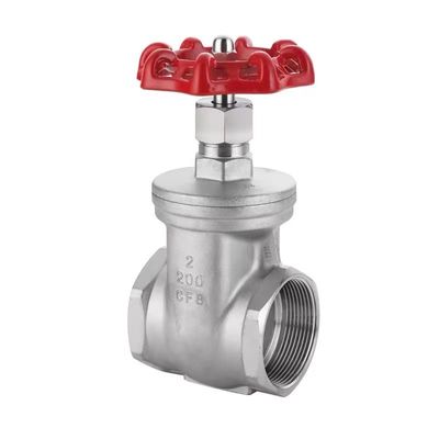 CF8 Valve de sortie manuelle à fil interne pour l'huile gazeuse à eau DN5-DN200 Code de tête cylindrique