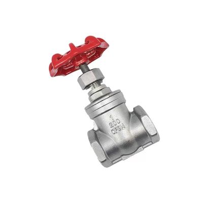 CF8 Valve de sortie manuelle à fil interne pour l'huile gazeuse à eau DN5-DN200 Code de tête cylindrique