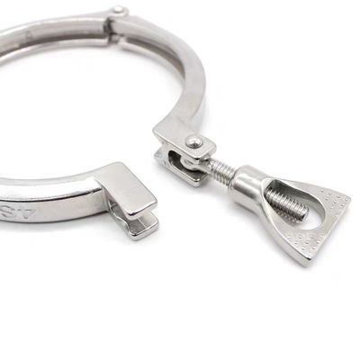 Support personnalisé trois pièces de pinceau ferrule en acier inoxydable 304 316 316L DIN SMS 3A