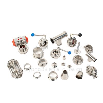 Pipe de produits laitiers sanitaires en acier inoxydable de qualité alimentaire avec certification ISO 9001