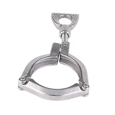 Support personnalisé trois pièces de pinceau ferrule en acier inoxydable 304 316 316L DIN SMS 3A