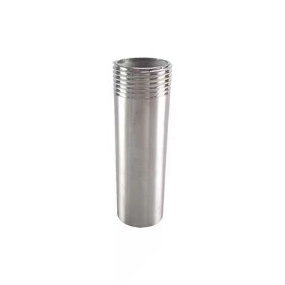 50 mm de longueur SS304 NPT single nipple pour 201 304 316 en acier inoxydable à fonte d'argent