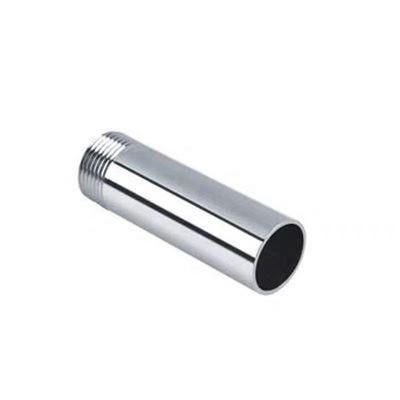 50 mm de longueur SS304 NPT single nipple pour 201 304 316 en acier inoxydable à fonte d'argent