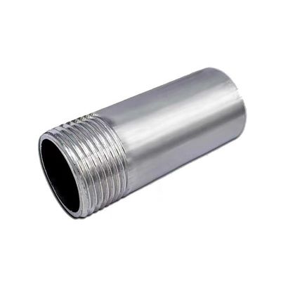 50 mm de longueur SS304 NPT single nipple pour 201 304 316 en acier inoxydable à fonte d'argent