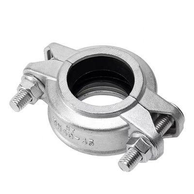 Acier inoxydable forgé 304 316 316L à haute pression, câble de joint de tube à rainures 1 "-4" DN25-DN100