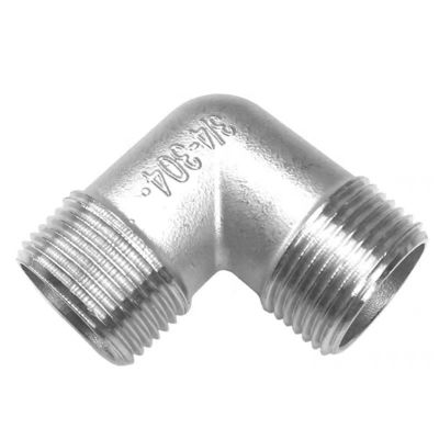 WZ SS 201 304 316 NPT/BSPT/BSPP 90 degrés tube à coude avec fil mâle/femelle