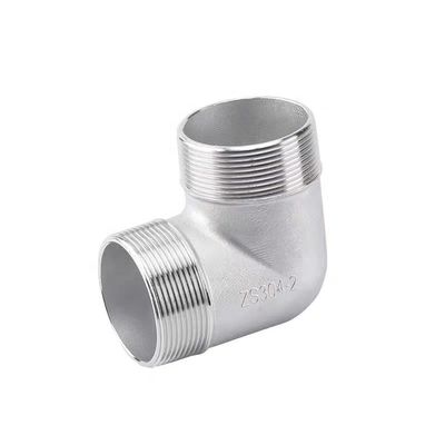 WZ SS 201 304 316 NPT/BSPT/BSPP 90 degrés tube à coude avec fil mâle/femelle