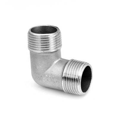 WZ SS 201 304 316 NPT/BSPT/BSPP 90 degrés tube à coude avec fil mâle/femelle
