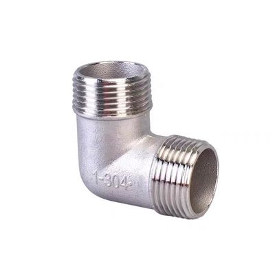 WZ SS 201 304 316 NPT/BSPT/BSPP 90 degrés tube à coude avec fil mâle/femelle