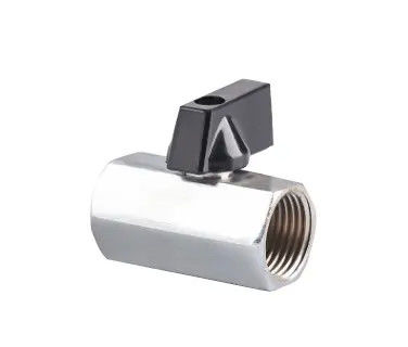 Mini soupape à bille en laiton BSP mâle à femelle petite soupape d'arrêt 1/8 "à usage général
