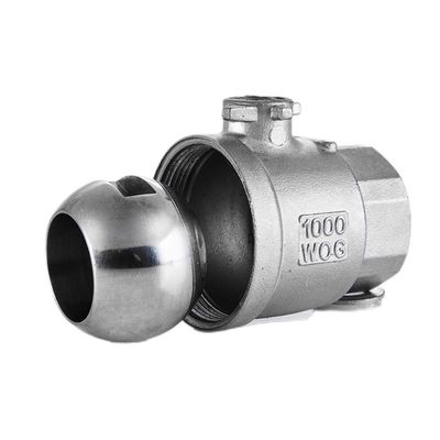 Valve à bille manuelle en acier inoxydable 201/304 2PC pour applications industrielles lourdes