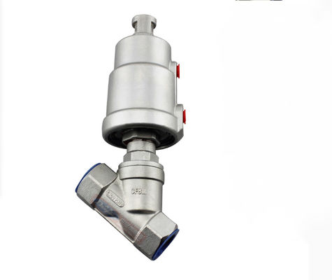 Ventilateur pneumatique de siège d'angle de type 304 Y en acier inoxydable pour système de contrôle de l'air sanitaire