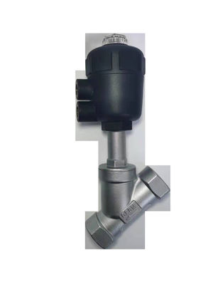 Ventilateur pneumatique de siège d'angle de type 304 Y en acier inoxydable pour système de contrôle de l'air sanitaire