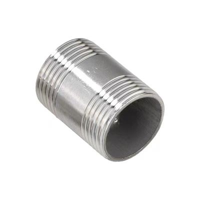 WZ 1/8"-4" en acier inoxydable 201 301 316 NPT BSP raccord de tuyau fileté NIPPLE