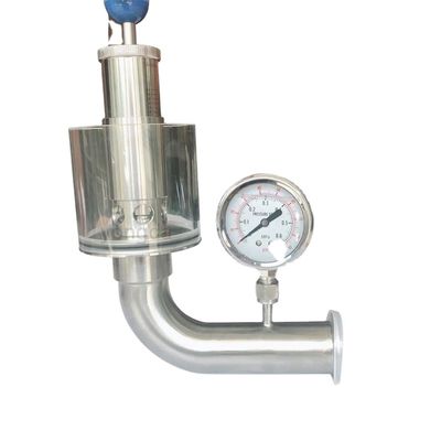 SS 304 316L Valve de décharge de contrôle de la sécurité de la pression avec connexion de bout de pince