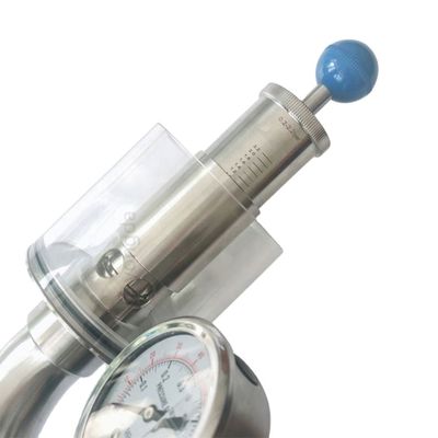 SS 304 316L Valve de décharge de contrôle de la sécurité de la pression avec connexion de bout de pince