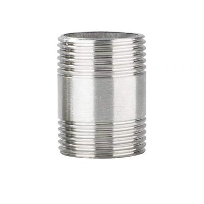 WZ 1/8"-4" en acier inoxydable 201 301 316 NPT BSP raccord de tuyau fileté NIPPLE