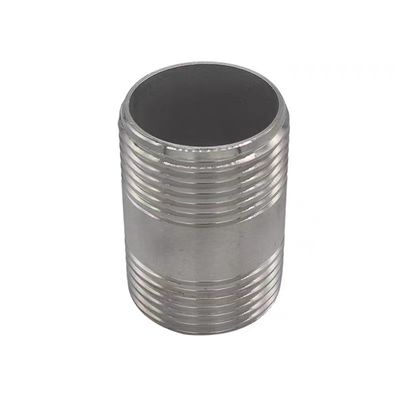 WZ 1/8"-4" en acier inoxydable 201 301 316 NPT BSP raccord de tuyau fileté NIPPLE