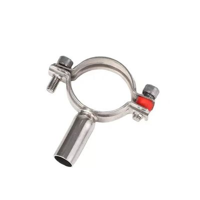 Cadeau de tête ronde SS201304 Maillot de suspension de tube en acier inoxydable longueur 45 mm avec polissage