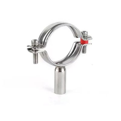 Cadeau de tête ronde SS201304 Maillot de suspension de tube en acier inoxydable longueur 45 mm avec polissage
