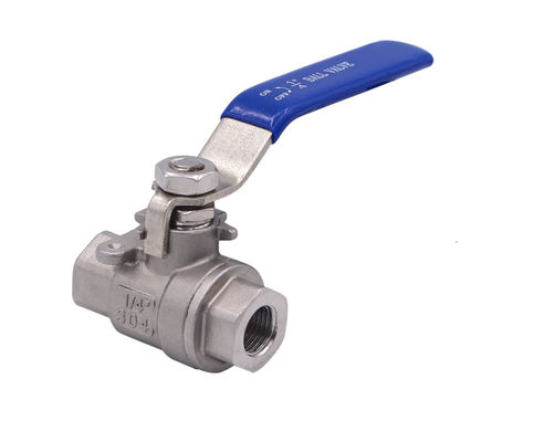 Support personnalisé OEM Sanitaire en acier inoxydable 304/316L Tri Clamp 3PC soupape à bille avec actionneur pneumatique
