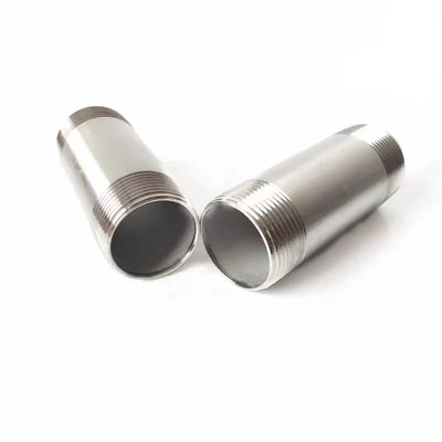 DN6*50-300 mm en acier inoxydable 201 304 fileté à long tonneau pour raccords de tuyaux BSP