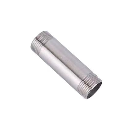 DN6*50-300 mm en acier inoxydable 201 304 fileté à long tonneau pour raccords de tuyaux BSP