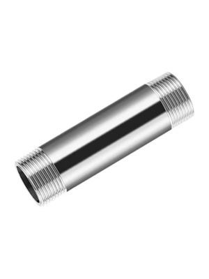 DN6*50-300 mm en acier inoxydable 201 304 fileté à long tonneau pour raccords de tuyaux BSP