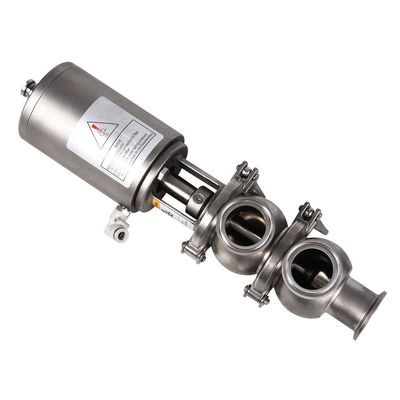 WZ sanitaire en acier inoxydable 3 voies pneumatique arrêt de retour de soupape pour vos besoins