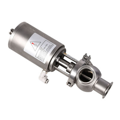 WZ sanitaire en acier inoxydable 3 voies pneumatique arrêt de retour de soupape pour vos besoins