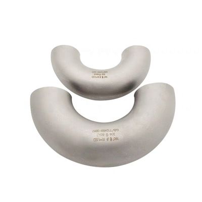 Coude soudé à 180 degrés en acier inoxydable 304 316 316L pour des tuyaux de taille égale 1/4''-4.0