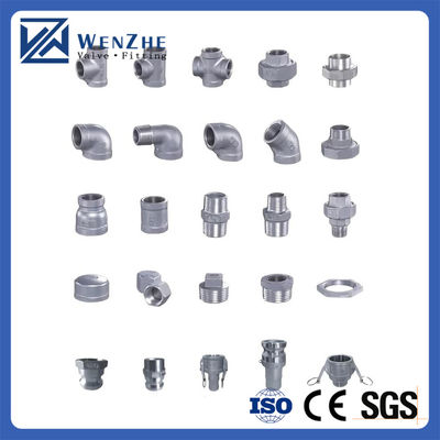Acier inoxydable NPT DIN BSP Tête à filetage mâle 1/8"-4" pour raccords de tuyauterie égaux