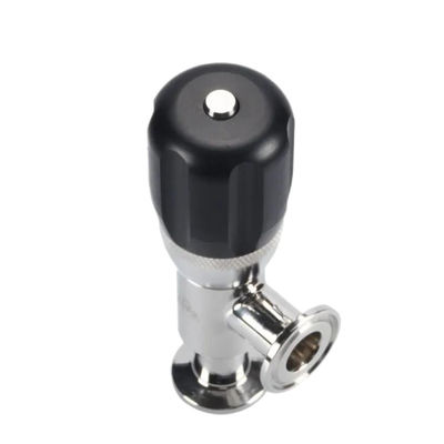 Valve d'évacuation de la pince sanitaire générale avec tête cylindrique au code SS304 316 316L