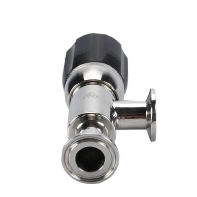 Valve d'évacuation de la pince sanitaire générale avec tête cylindrique au code SS304 316 316L